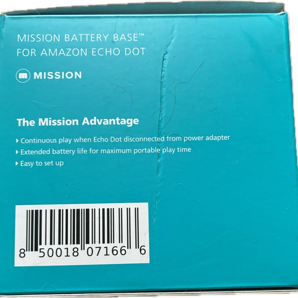 🚀  Mission Gray Battery Base for Amazon Echo Dot - Picture 2 of 7